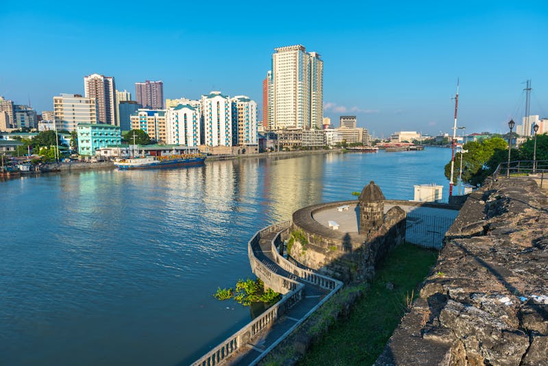 Blick vom Fort Santiago auf den Pasay River in Manila - ©Maxim Tupikov - stock.adobe.com
