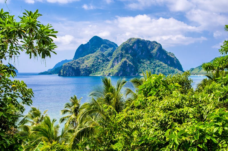 Blick von oberhalb des Seven Commandos Beach auf der Insel Palawan - Philippinen - ©Igor Tichonow - stock.adobe.com