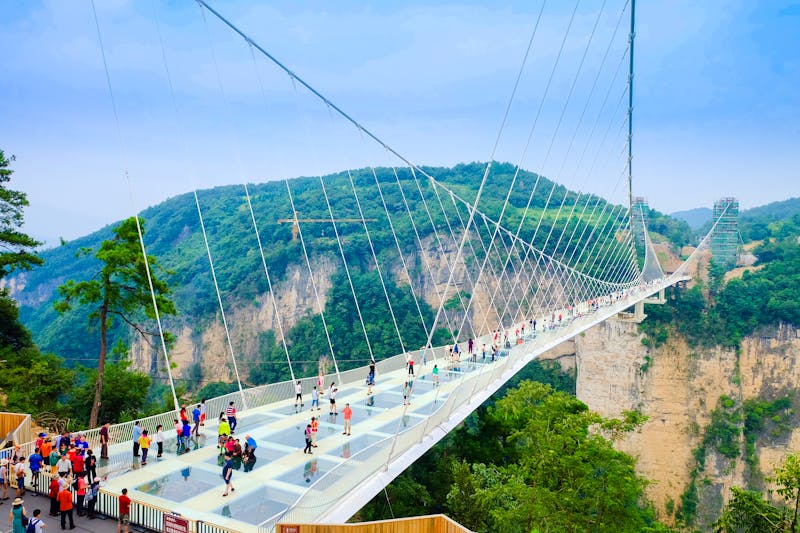 Zhangjiajie National Park - Skywalk über den Grand Canyon  - &copy;u photostock - stock.adobe.com