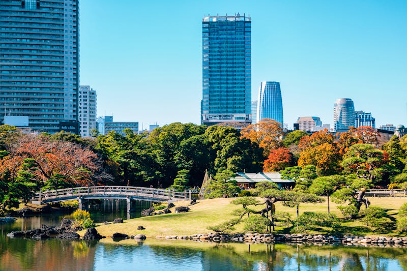 Hamarikyu Garden in Tokio - ©Sanga - stock.adobe.com