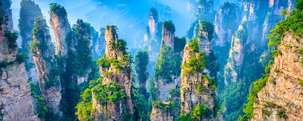Zhangjiajie National Park - aus der Vogelperspektive – © aphotostory - stock.adobe.com