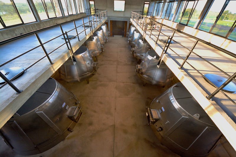 Weinmaschine - Viñedos y Olivares del Quintón in Uruguay - ©Viñedos y Olivares del Quintón in Uruguay