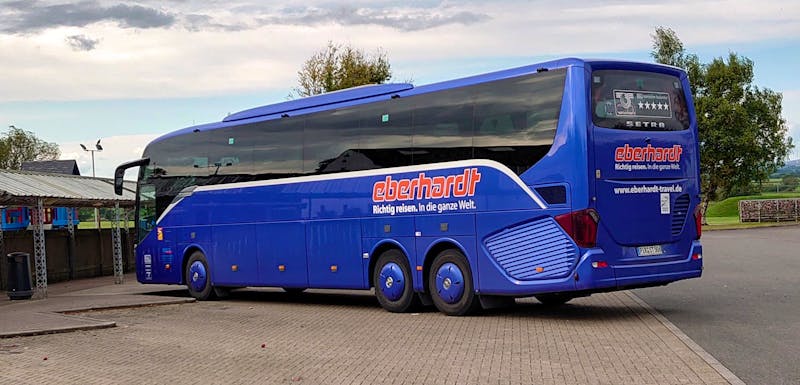 Eberhardt-Reisebus in Gretna Green - ©Burkhard Herpich - Eberhardt TRAVEL