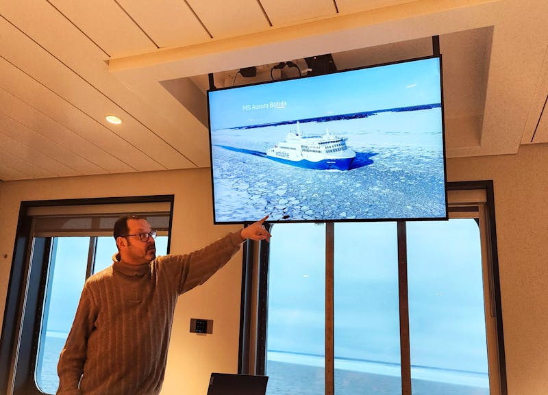 Vortrag auf der MS Aurora Botnia - ©Petra Hady - Eberhardt TRAVEL