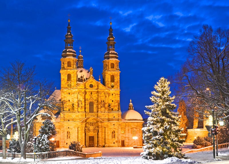 Fuldaer Dom im Winter  - ©STB - stock.adobe.com