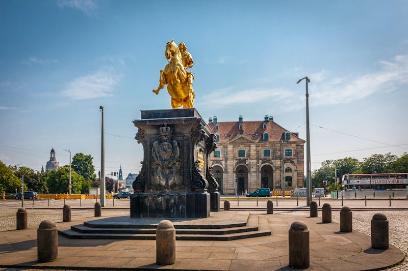 Der Goldene Reiter in Dresden - ©Stephan - stock.adobe.com