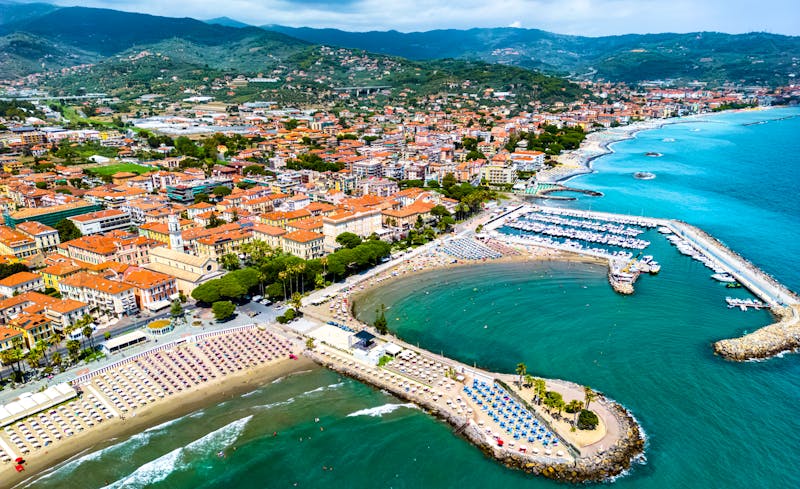 Diano Marina an der italienischen Riviera - Ligurien - ©monticellllo - stock.adobe.com