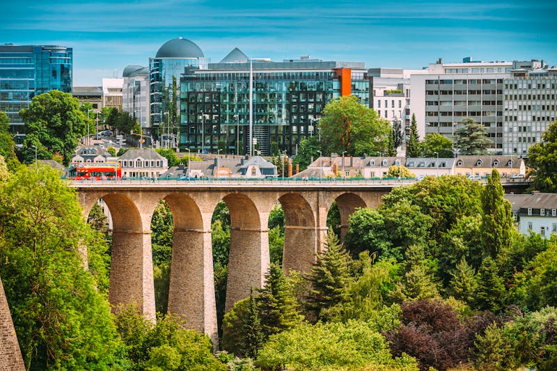 Passerelle-Brücke in Luxemburg - ©Great Brut Here - stock.adobe.com