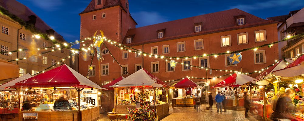 Advent in Regensburg - Lucrezia-Markt auf dem Haidplatz – © Thomas - stock.adobe.com