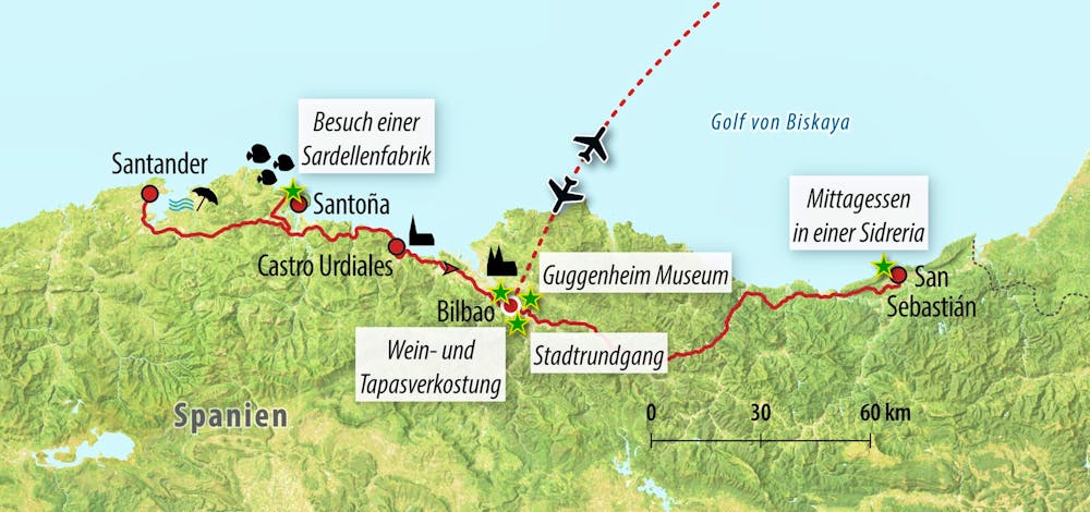 Ihre Reiseroute – © Eberhardt TRAVEL
