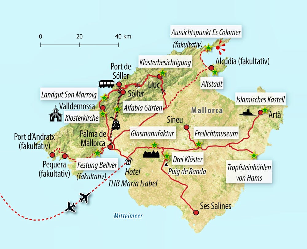 Ihre Reiseroute – © Eberhardt TRAVEL