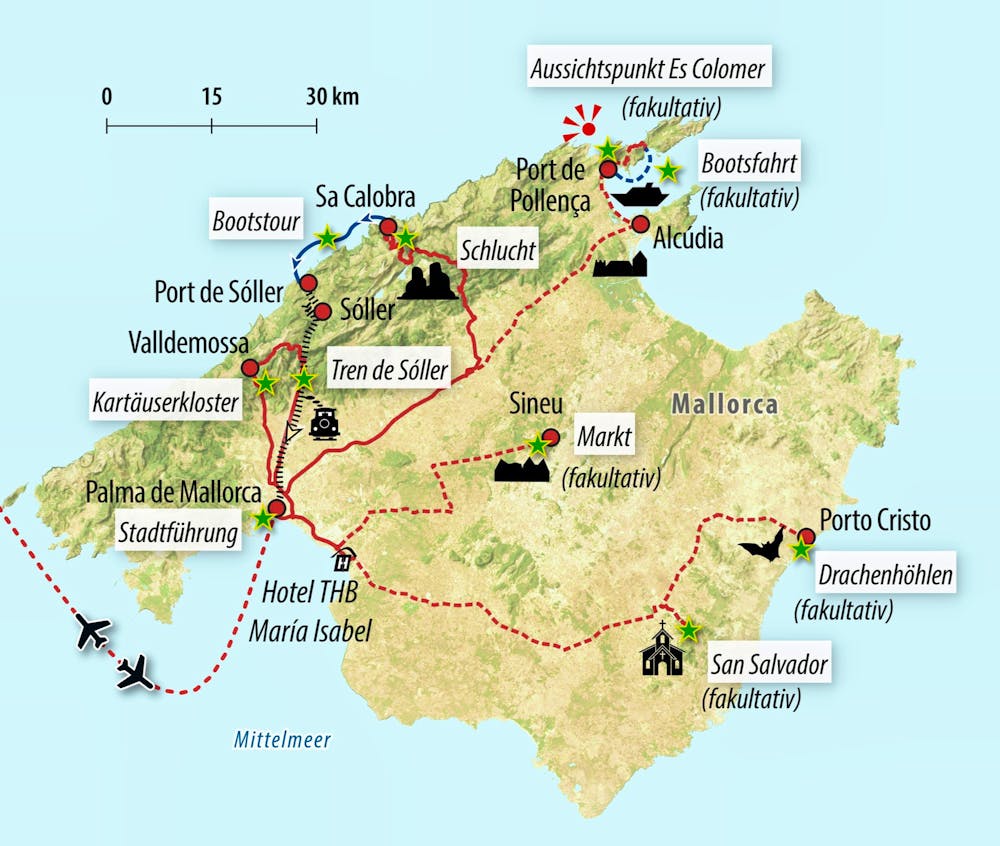 Ihre Reiseroute – © Eberhardt TRAVEL