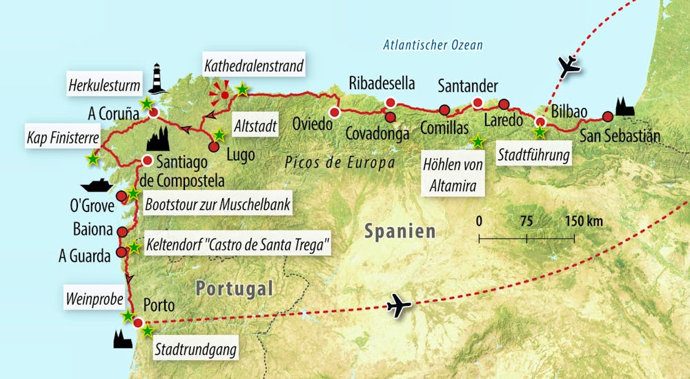 Ihre Reiseroute – © Eberhardt TRAVEL