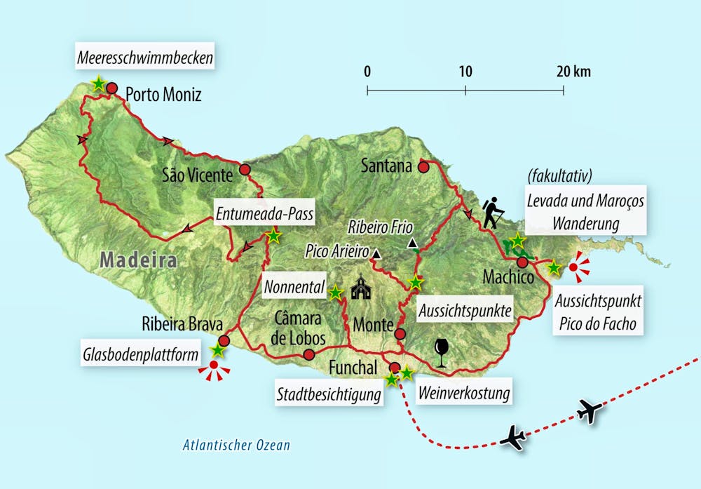 Ihre Reiseroute – © Eberhardt TRAVEL