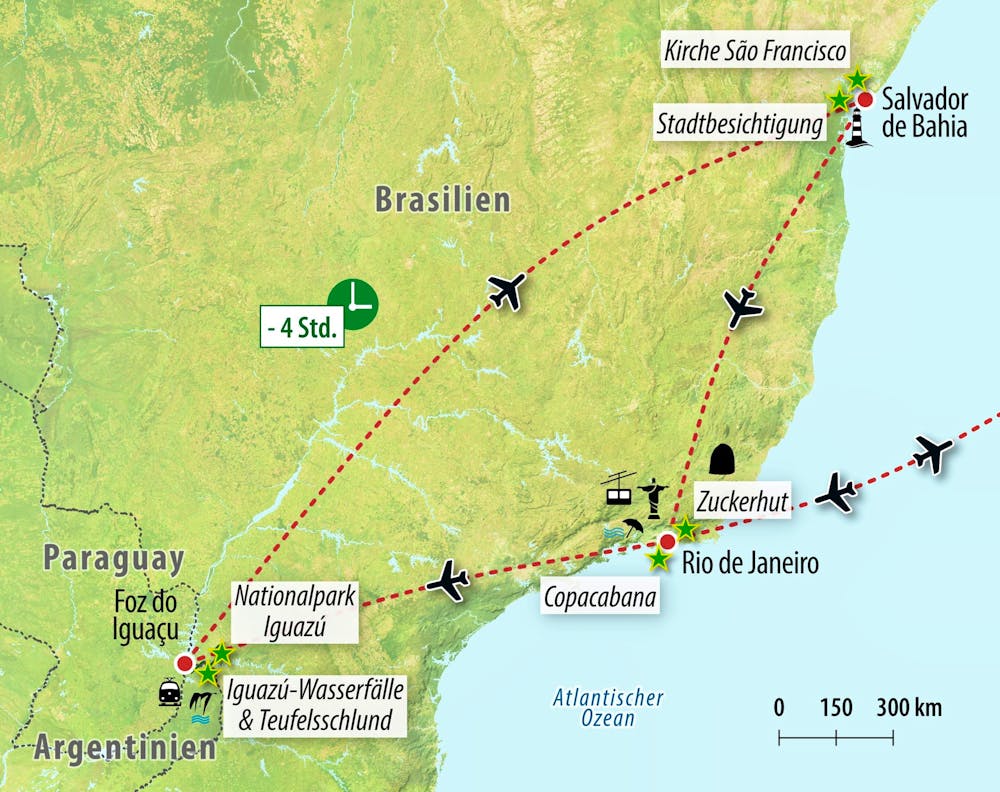 Ihre Reiseroute – © Eberhardt TRAVEL