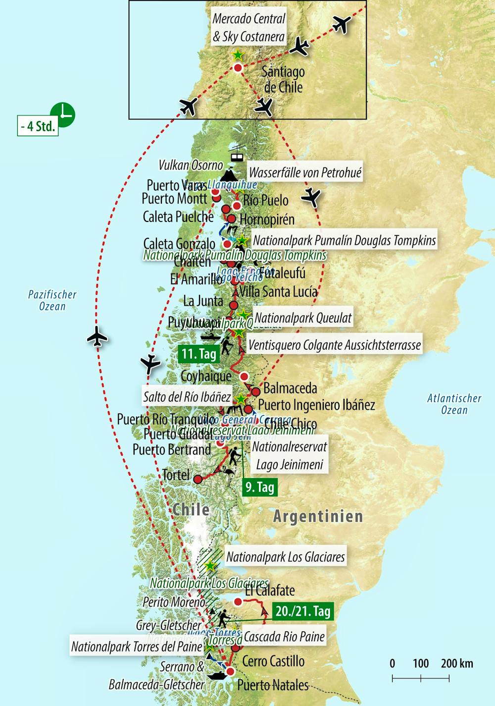 Ihre Reiseroute – © Eberhardt TRAVEL