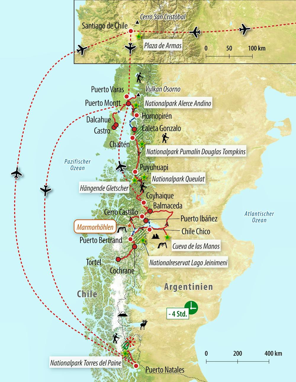 Ihre Reiseroute – © Eberhardt TRAVEL