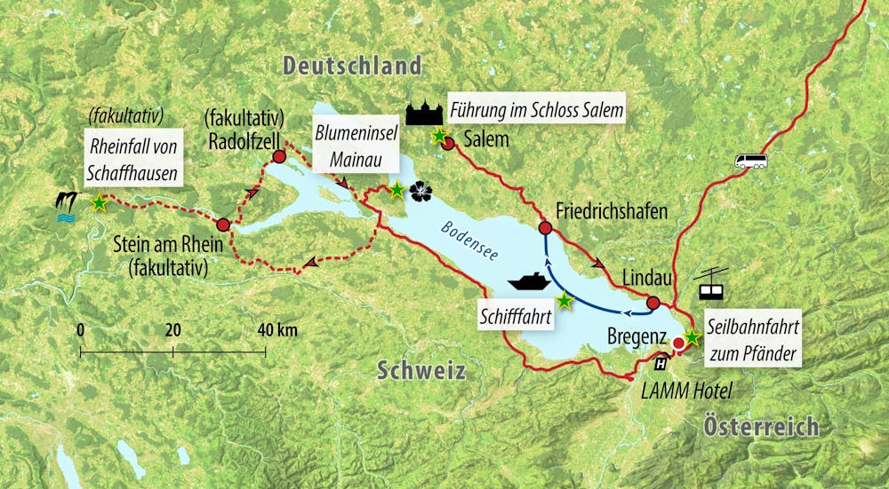 Ihre Reiseroute – © Eberhardt TRAVEL