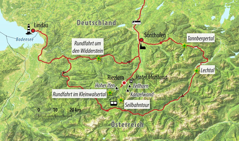 Ihre Reiseroute – © Eberhardt TRAVEL