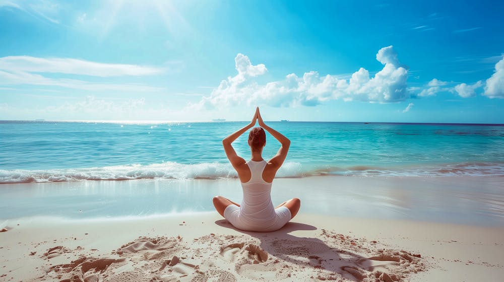 Yoga am Strand &ndash; &copy; Boom - stock.adobe.com