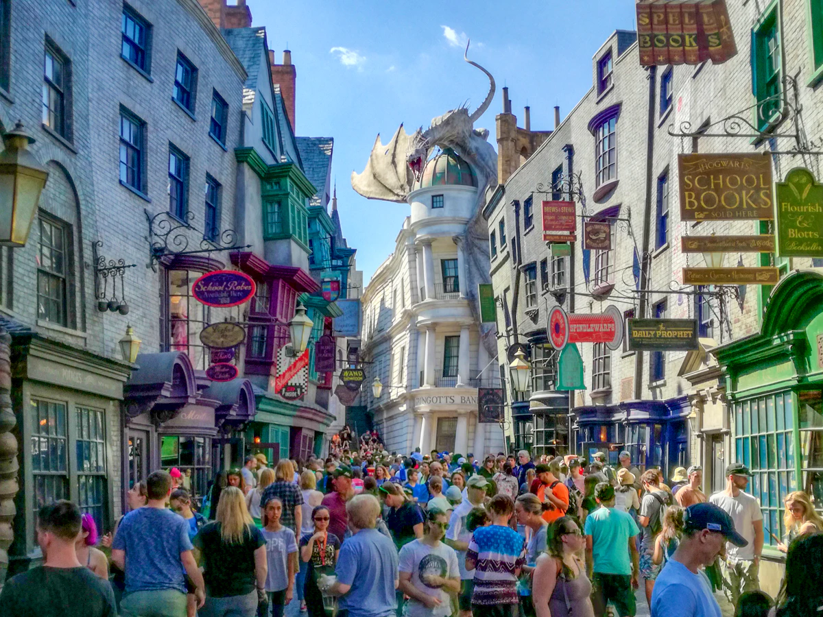 Universal Studios Orlando mit The Wizarding World, Winkelgasse&nbsp;&ndash;&nbsp;&copy;&nbsp;Philip Seidel – Eberhardt TRAVEL