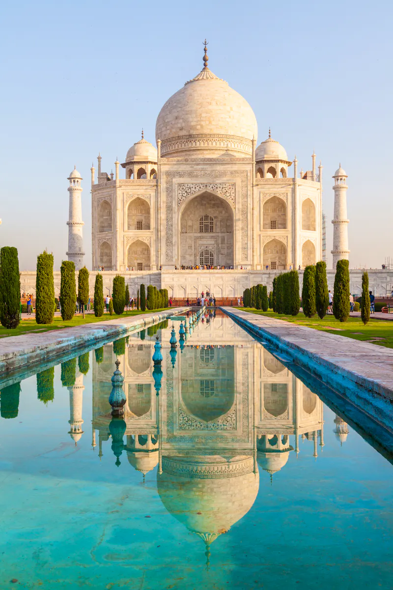 Taj Mahal in Agra am Morgen - &copy;Jan Schuler - stock.adobe.com