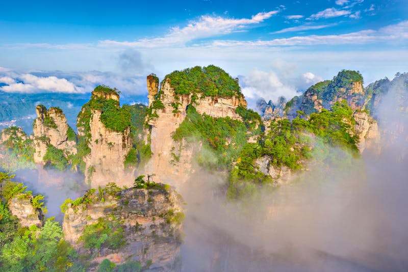 Klippen im Zhangjiajie-Nationalpark in China - ©serjiob74 - stock.adobe.com