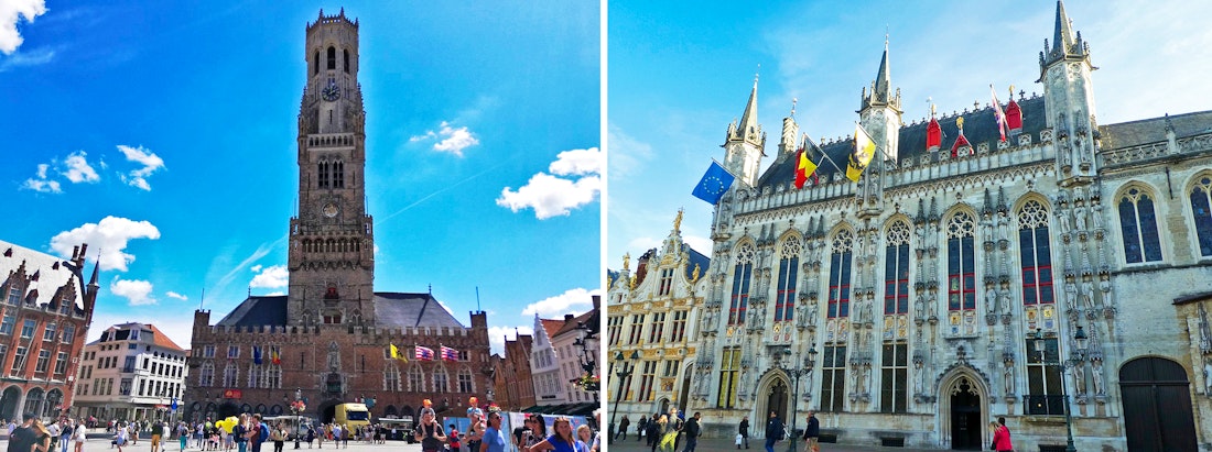 Belfried und Rathaus in Brügge – © Kerstin Hugel - Eberhardt TRAVEL