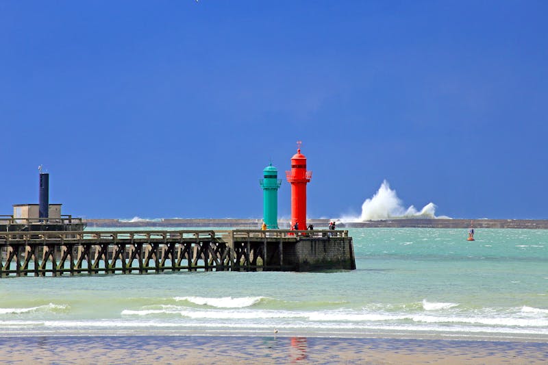 Mole von Boulogne-sur-Mer am Atlantik - ©railfan - stock.adobe.com