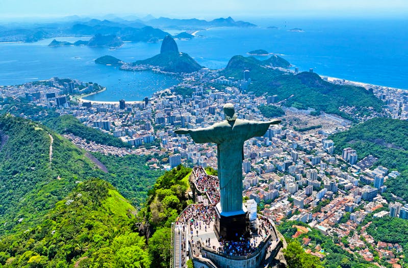 Rio de Janeiro - Corcovado mit Christus-Statue - ©bydronevideos - stock.adobe.com