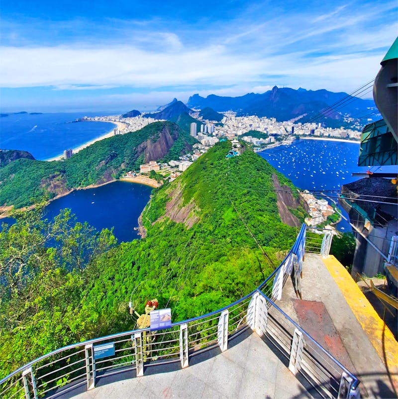 Blick vom Zuckerhut in Rio de Janeiro - ©Sylvia Sann - Eberhardt TRAVEL