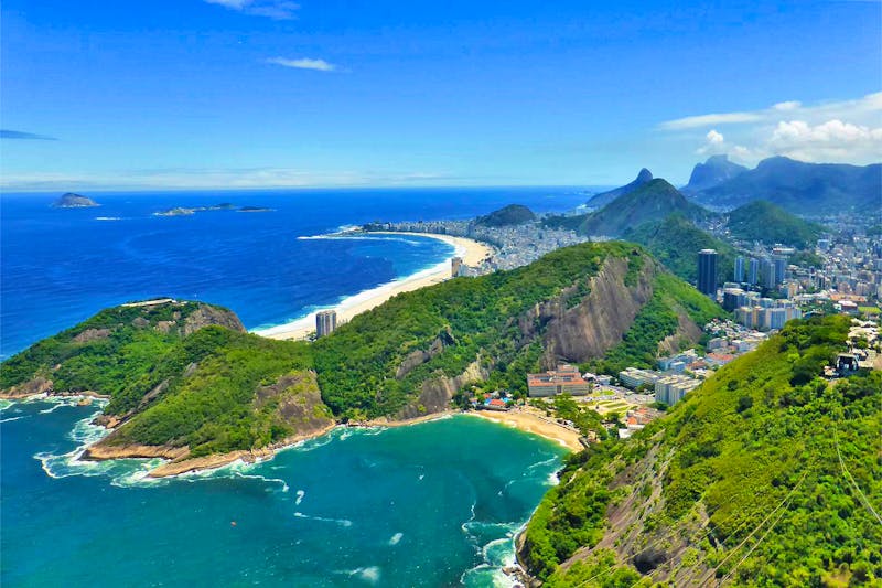 Rio de Janeiro -  Blick vom Zuckerhut Richtung Copacabana - ©Dirk Schlosser - Eberhardt TRAVEL
