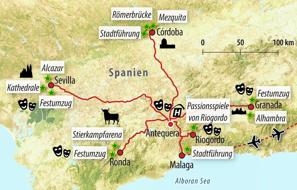 Ihre Reiseroute – © Eberhardt TRAVEL