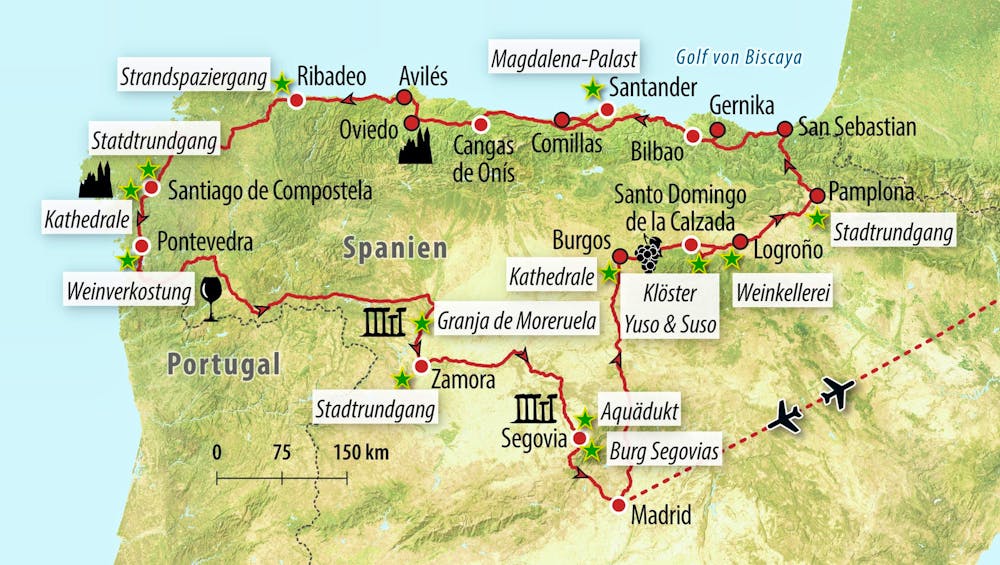 Ihre Reiseroute – © Eberhardt TRAVEL