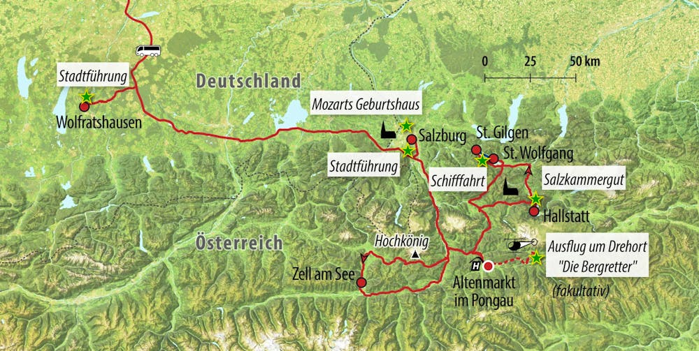 Ihre Reiseroute – © Eberhardt TRAVEL