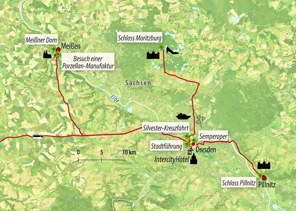 Ihre Reiseroute – © Eberhardt TRAVEL