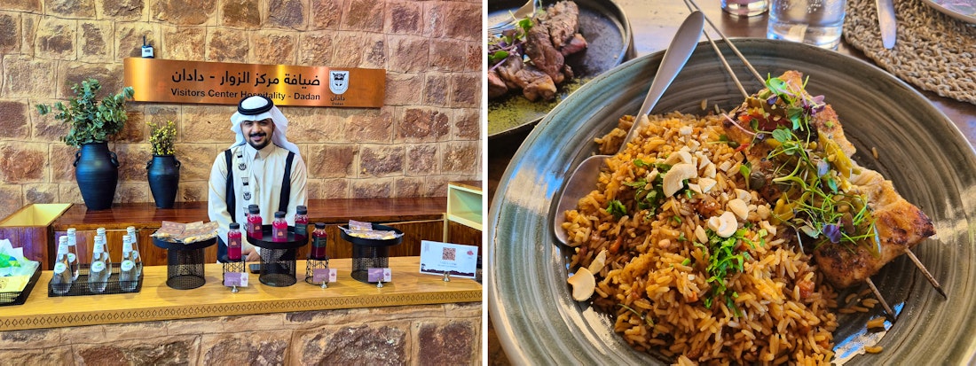 Besucherzentrum Dadan und Essen in Saudi-Arabien – © Eberhardt TRAVEL