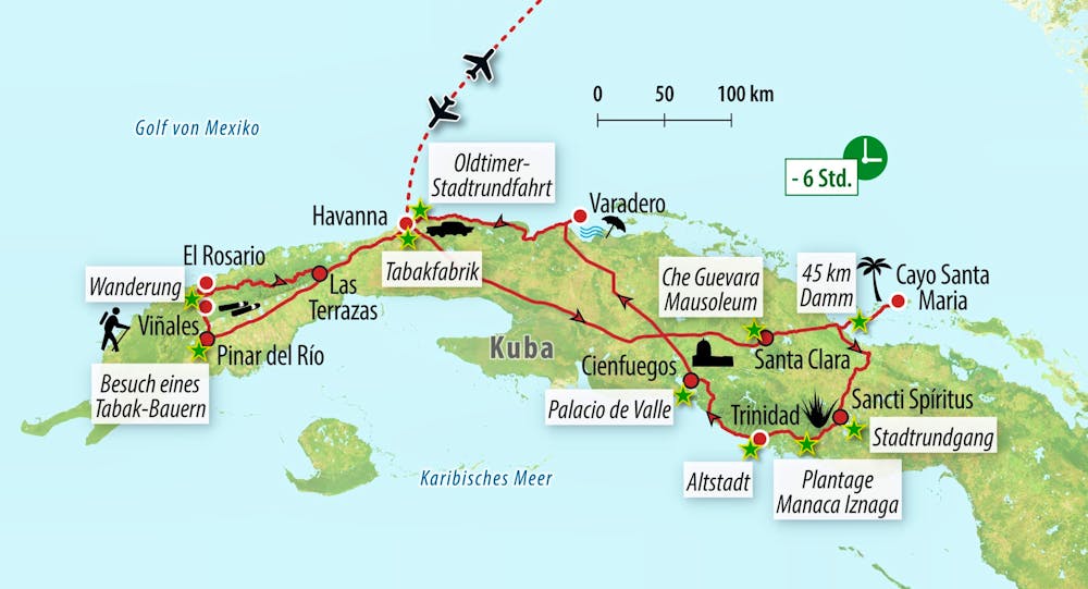 Ihre Reiseroute – © Eberhardt TRAVEL