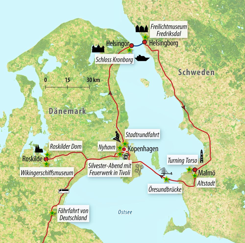 Ihre Reiseroute – © Eberhardt TRAVEL
