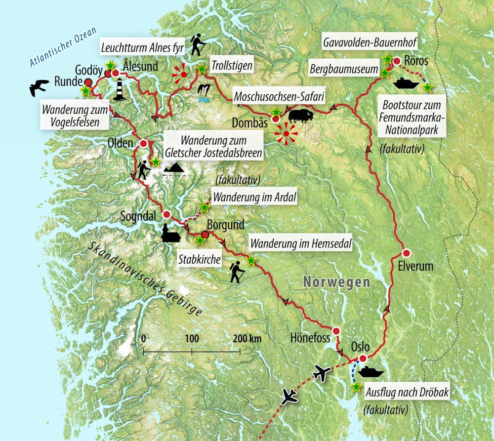 Ihre Reiseroute – © Eberhardt TRAVEL