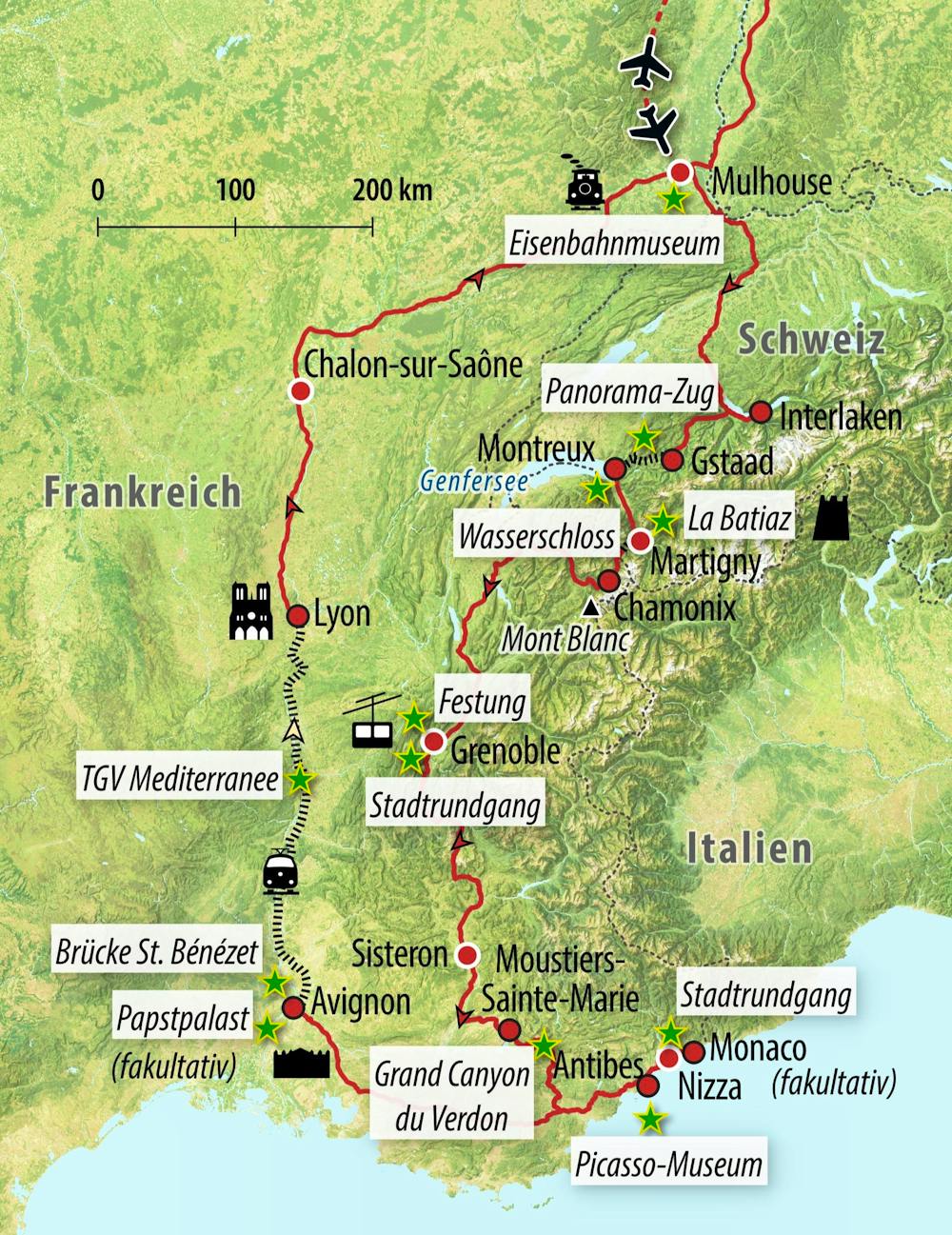 Ihre Reiseroute – © Eberhardt TRAVEL