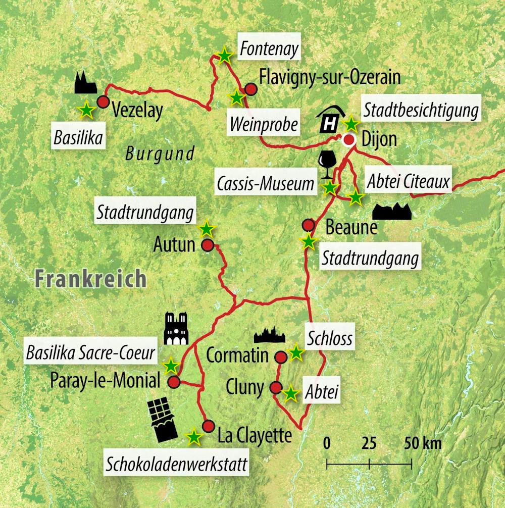 Ihre Reiseroute – © Eberhardt TRAVEL