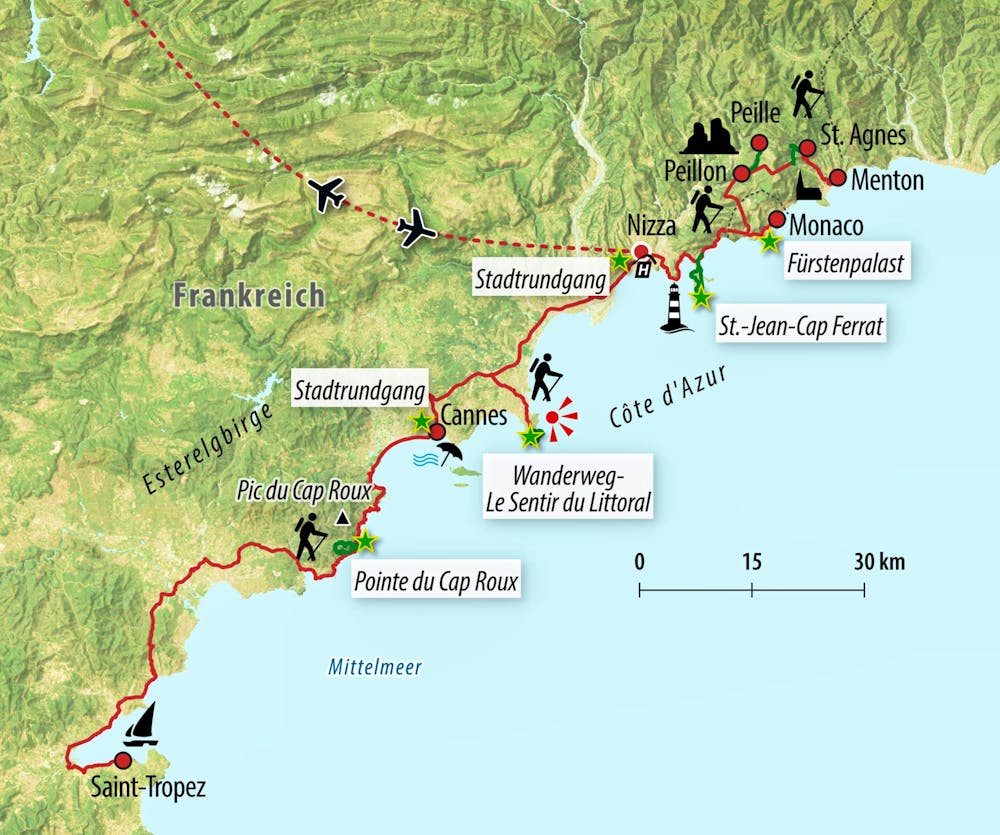 Ihre Reiseroute – © Eberhardt TRAVEL