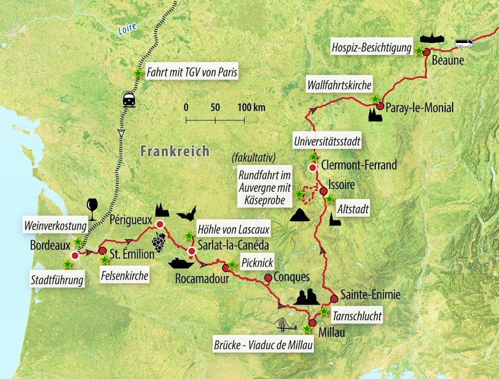Ihre Reiseroute – © Eberhardt TRAVEL