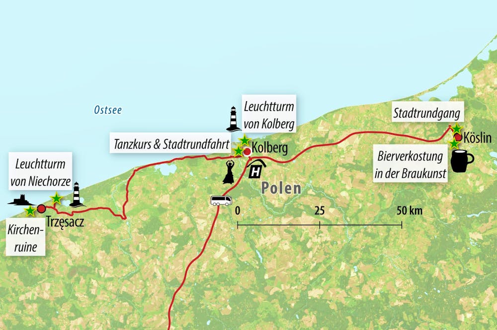 Ihre Reiseroute GO-OSTYO – © Eberhardt TRAVEL 