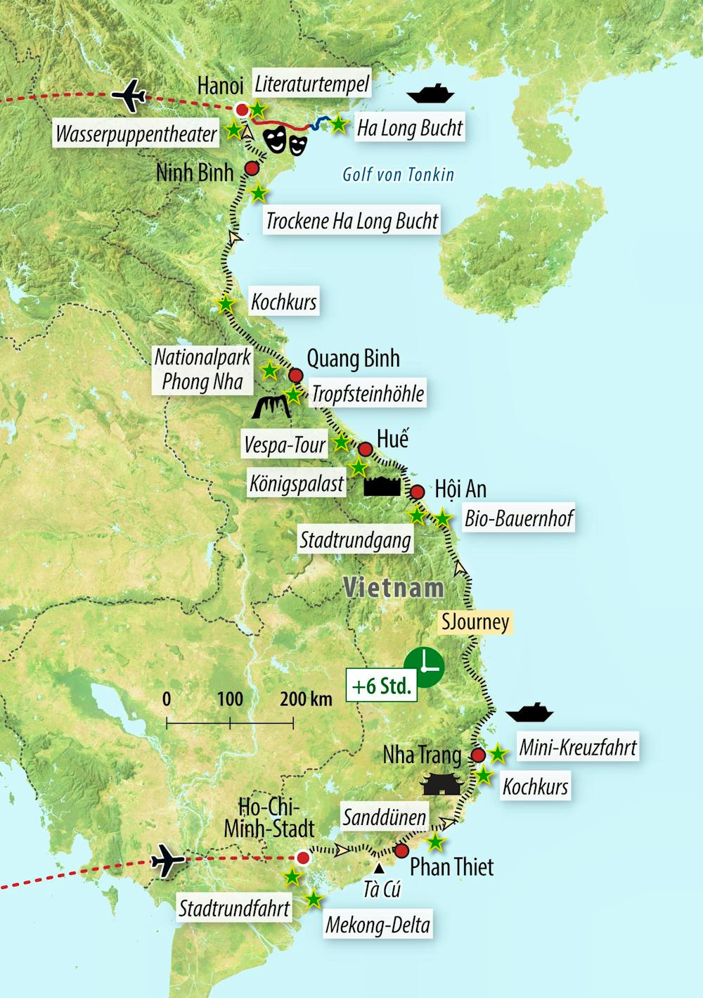 Ihre Reiseroute – © Eberhardt TRAVEL