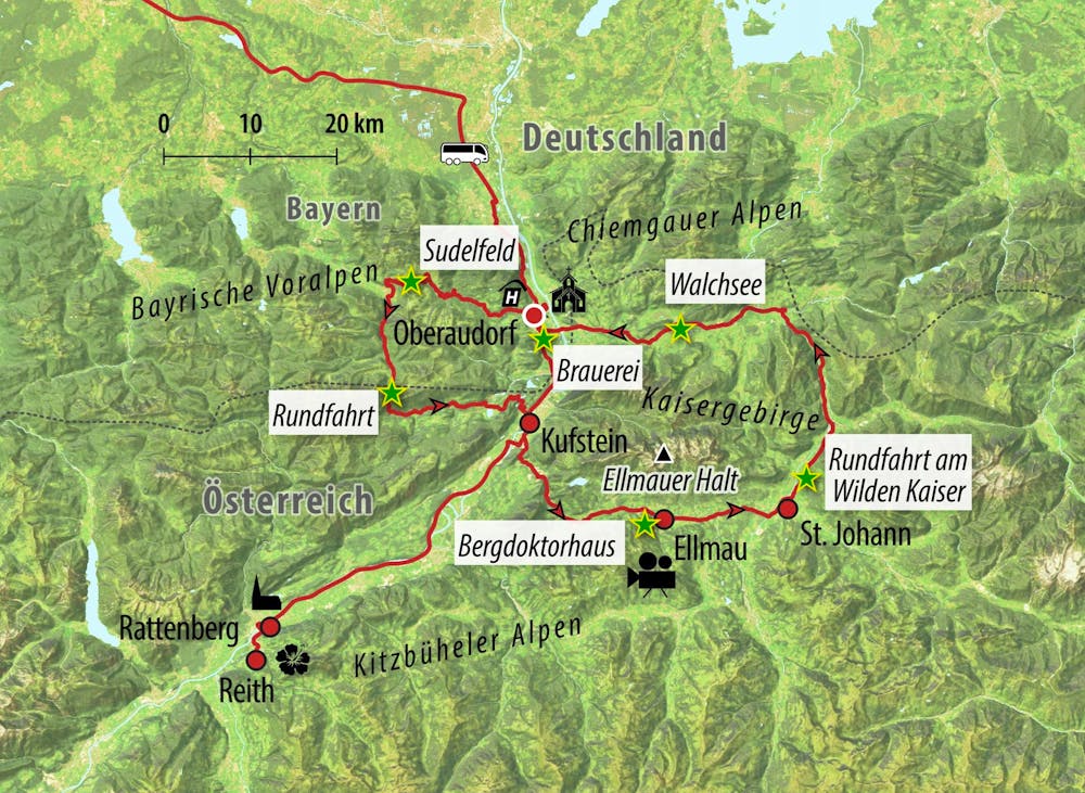 Ihre Reiseroute – © Eberhardt TRAVEL