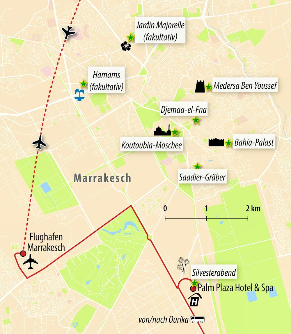 Ihre Reiseroute MA-YYRAK – © Eberhardt TRAVEL