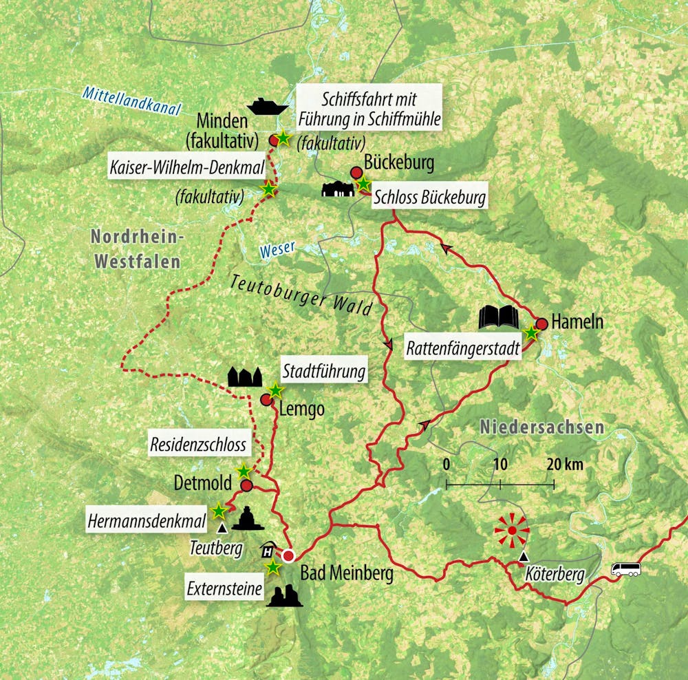 Ihre Reiseroute – © Eberhardt TRAVEL