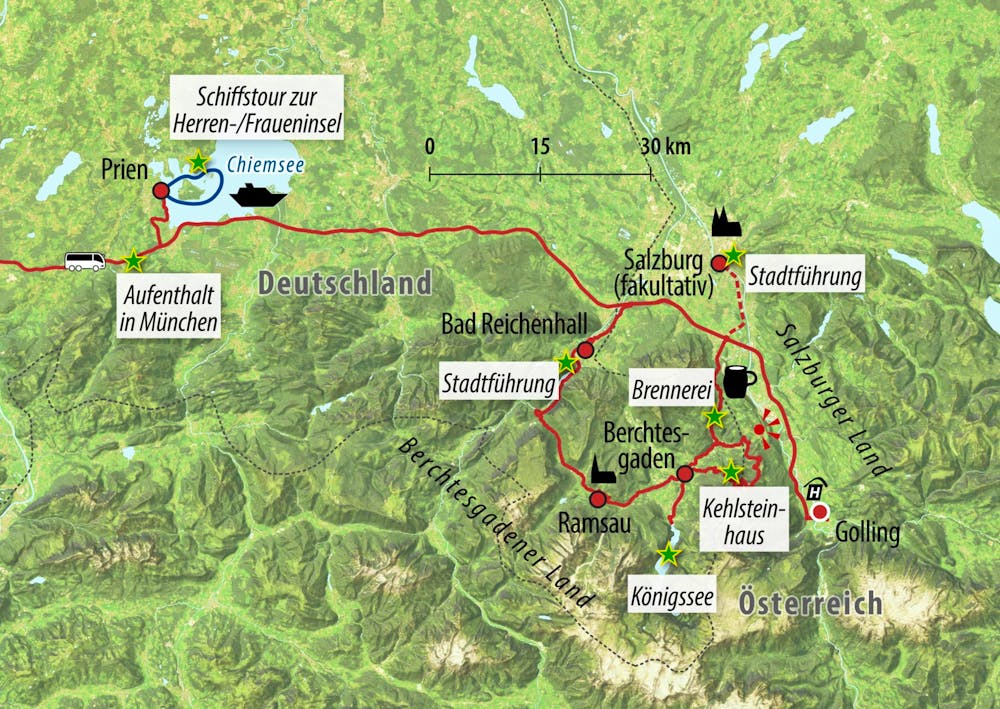 Ihre Reiseroute – © Eberhardt TRAVEL